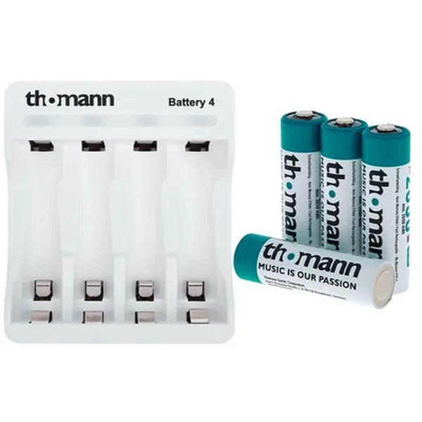 4x AA 2850 Charger Bundle