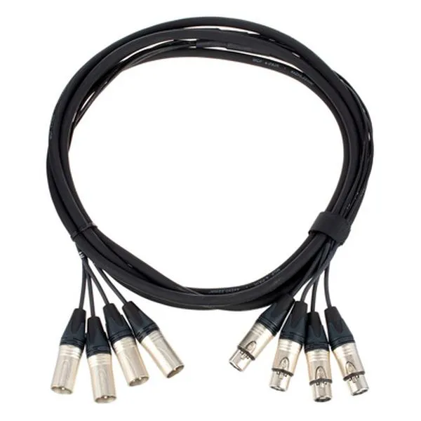 80831-4 XLR Multicore 4m