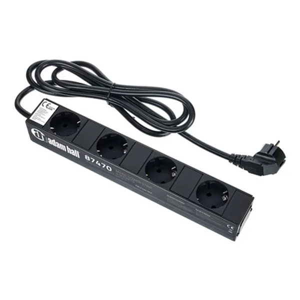 87470 Power Strip 4 Sockets
