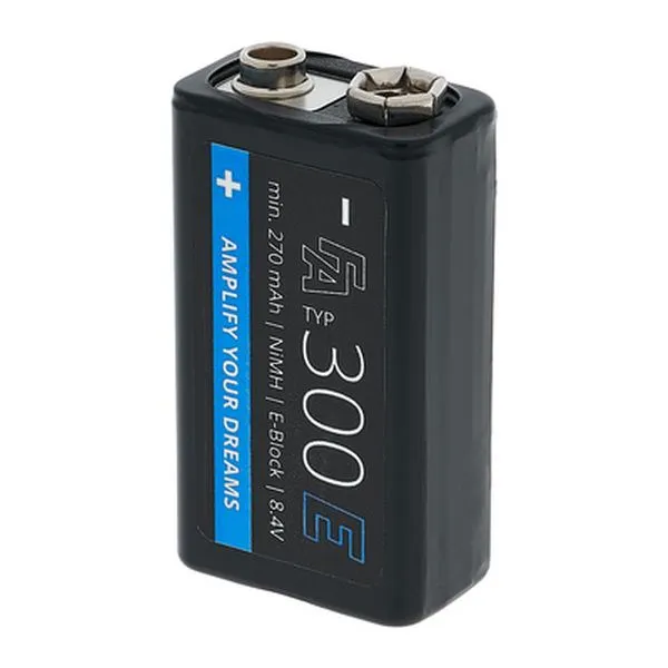 9V NIMH Accu - 300mAh