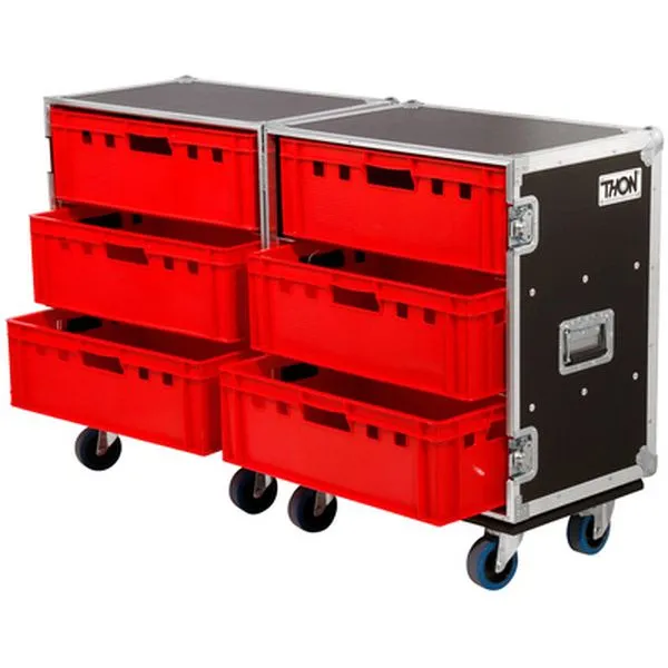 Accessory Case 2x3 Boxes PB