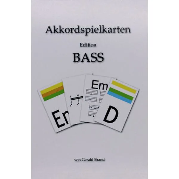 Akkordspielkarten Bass