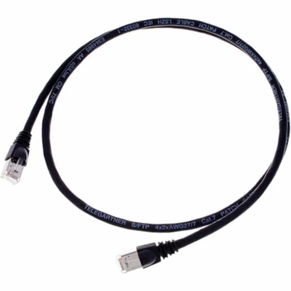 CAT6A Patchkabel 1m, sw