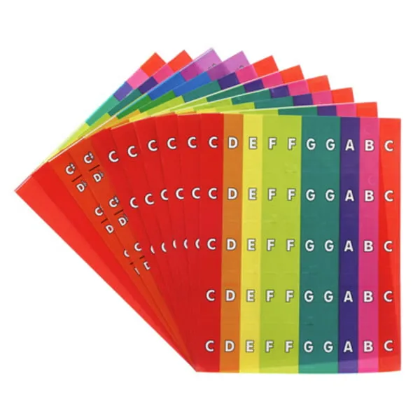 Chroma-Notes Stick-Ons