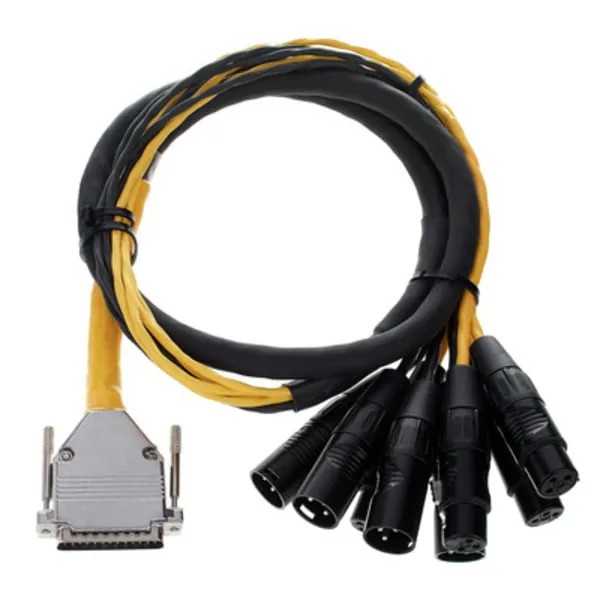 DB25 - XLR M+F AES/EBU 4
