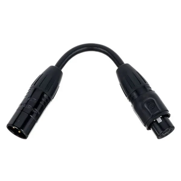 DMX 3-pin M to 5-pin F IP65