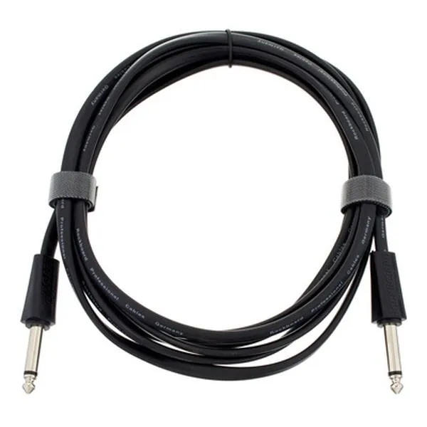 Flat Lead Cable 300cm S/S blk