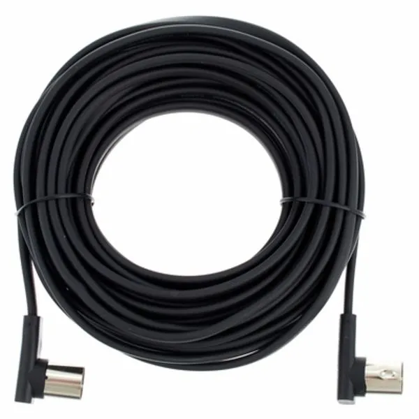Flat MIDI Cable 1000cm Black