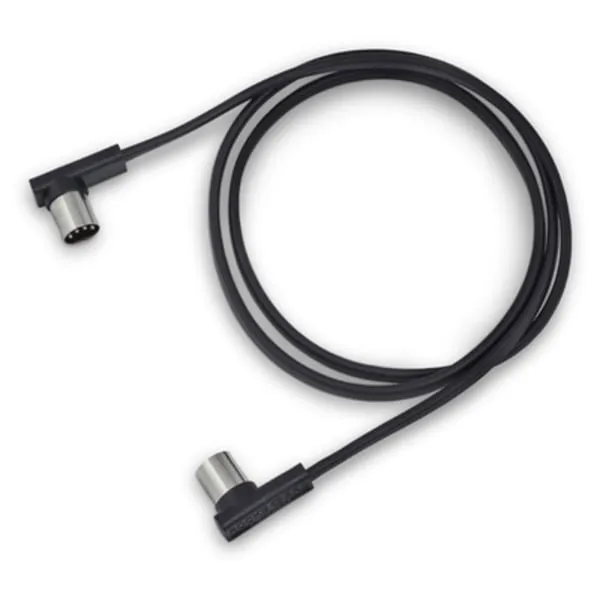 Flat MIDI Cable 100cm Black