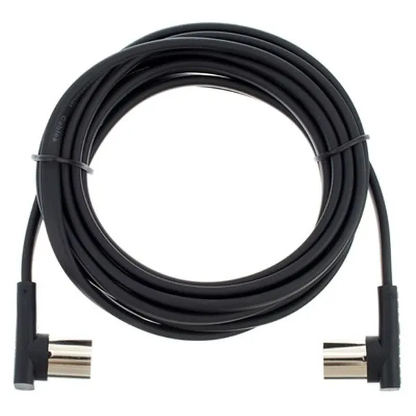 Flat MIDI Cable 300cm Black