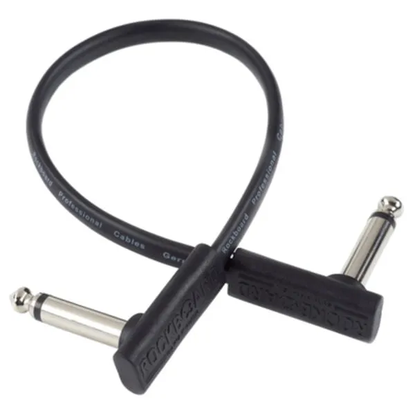 Flat Patch Cable Black 10 cm