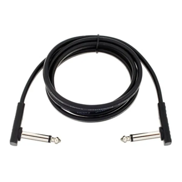 Flat Patch Cable Black 100 cm