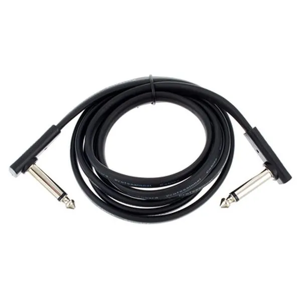 Flat Patch Cable Black 140 cm