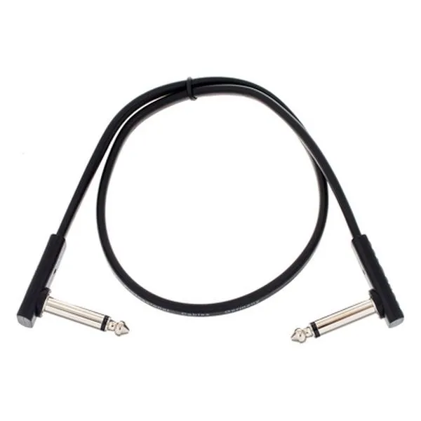 Flat Patch Cable Black 45 cm