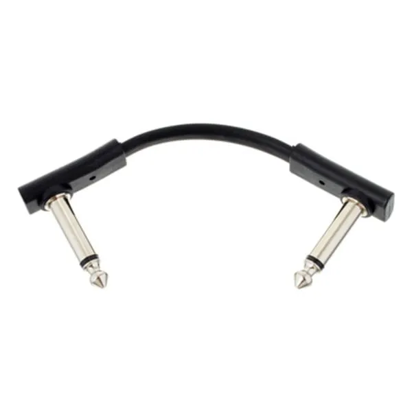Flat Patch Cable Black 5 cm