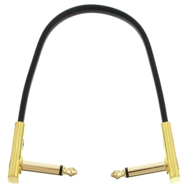 Flat Patch Cable Gold 20 cm