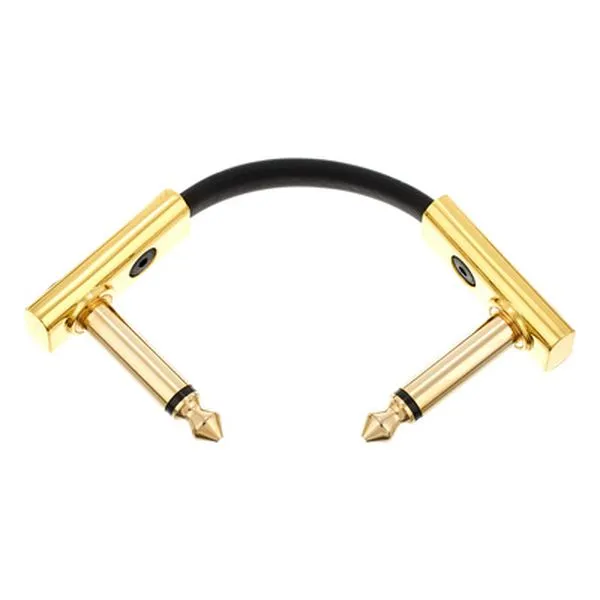 Flat Patch Cable Gold 5 cm