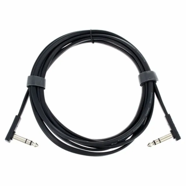 Flat TRS Cable 300 cm BK
