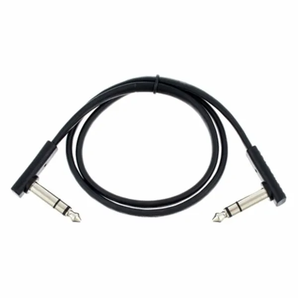 Flat TRS Cable 60 cm BK