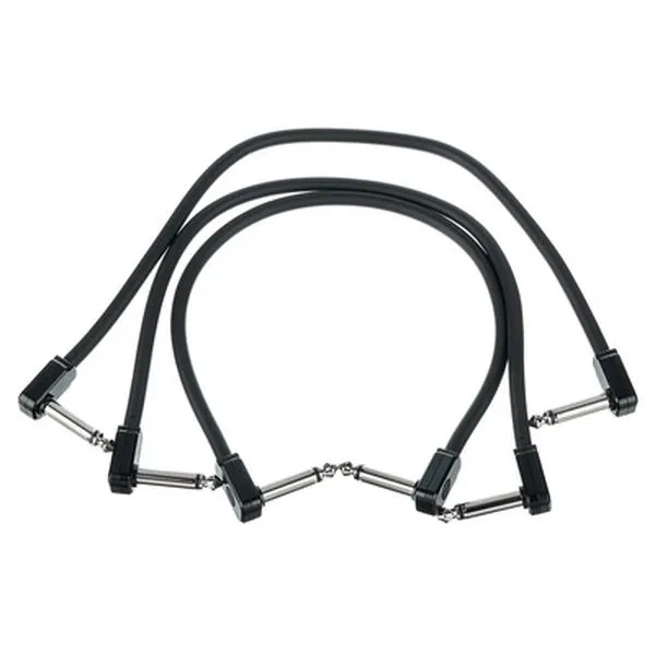 Flex Patch Cable 12" black set