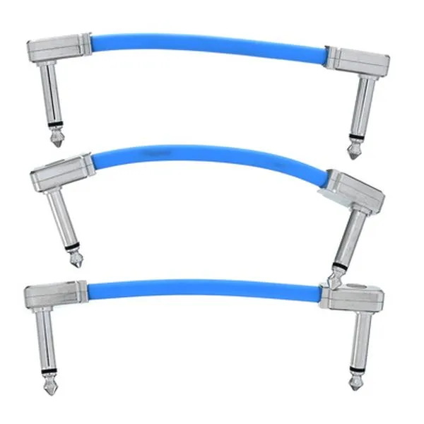 Flex Patch Cable 3" blue set