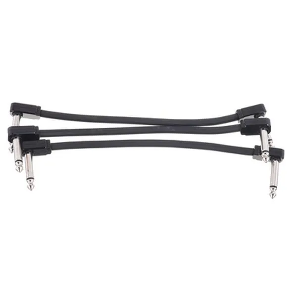 Flex Patch Cable 6" black set