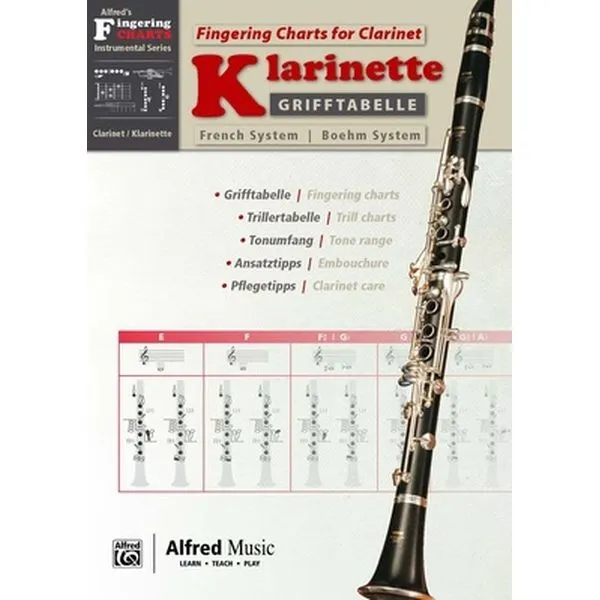 Grifftabelle Klarinette Boehm