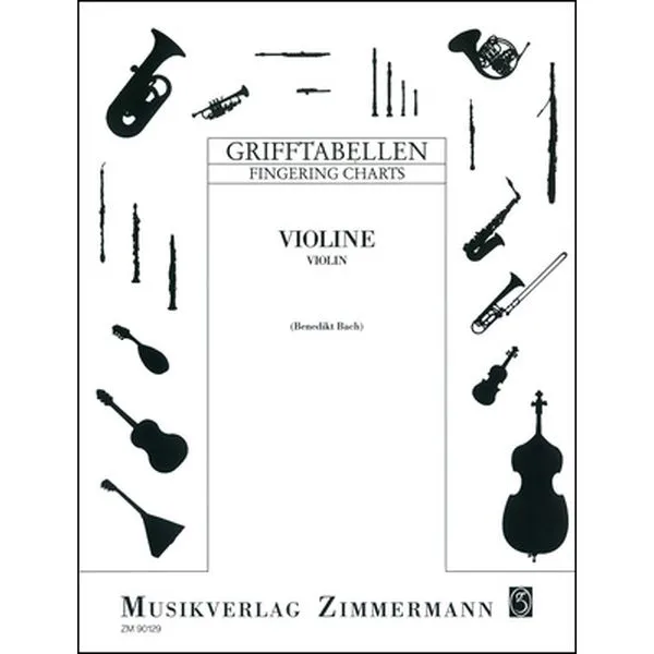 Grifftabelle Violine