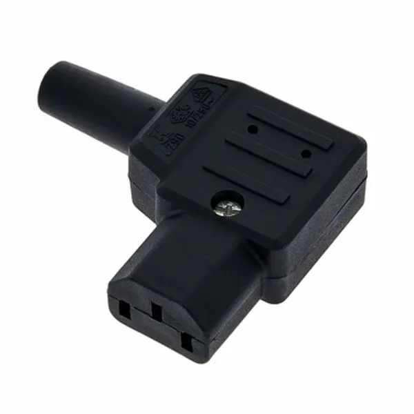IEC connector fmale angled C13