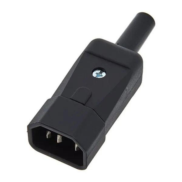 IECC Male Power Plug BK