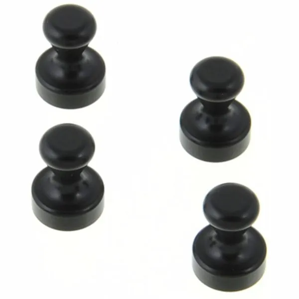 Mini Note Magnets Black