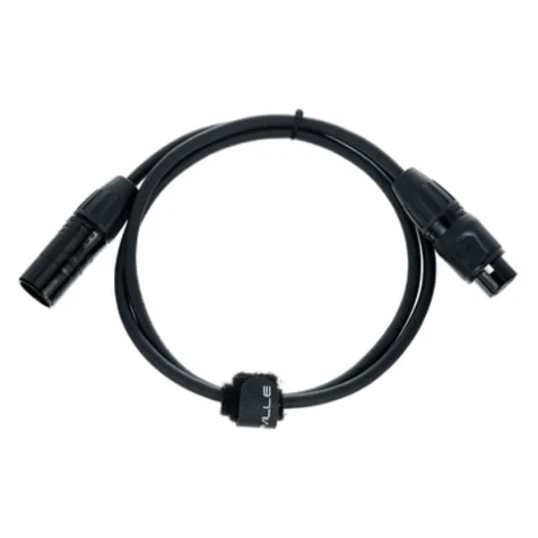 PDC5BK IP65 DMX Cable 1m 5pin