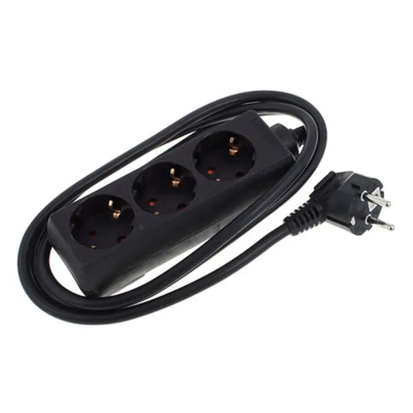 Power Split 3 Way Black