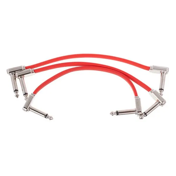 Red Flex Ribbon Patch Cable 6"