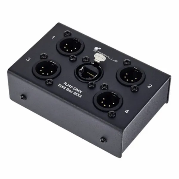 RJ45 DMX Split Box MX4-5pin