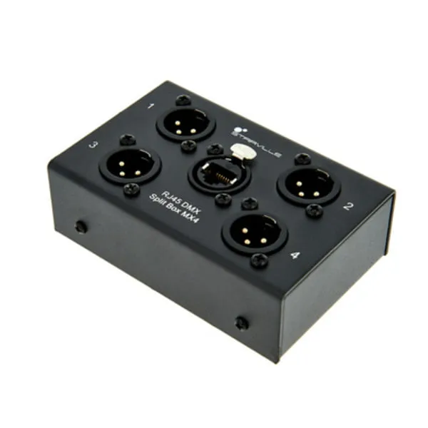 RJ45 DMX Split Box MX4