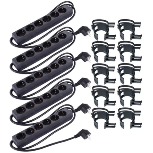 Snap black 10 pcs Bundle 6-way