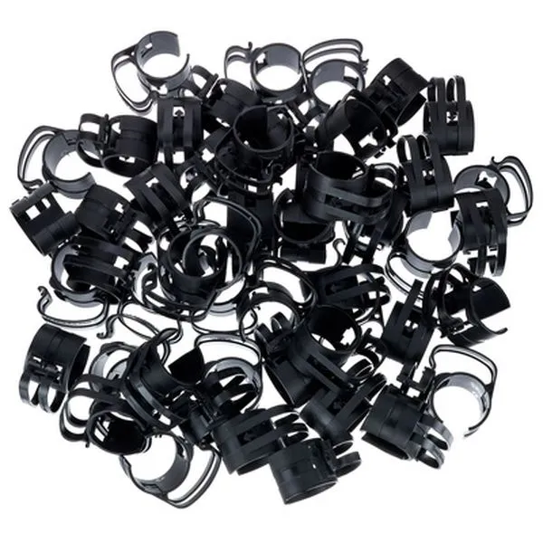 Snap light black 55 pcs