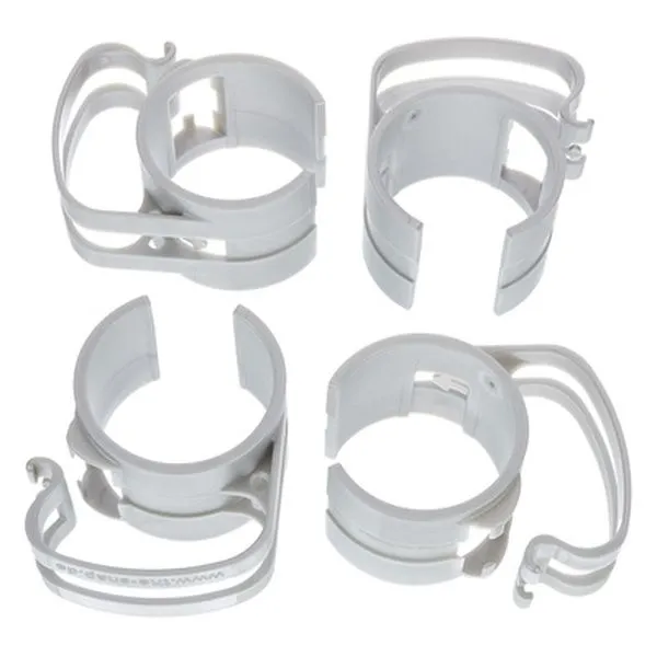 Snap light silver 4 pcs
