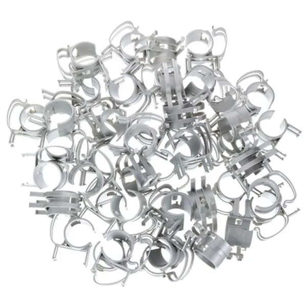 Snap silver 45 pcs