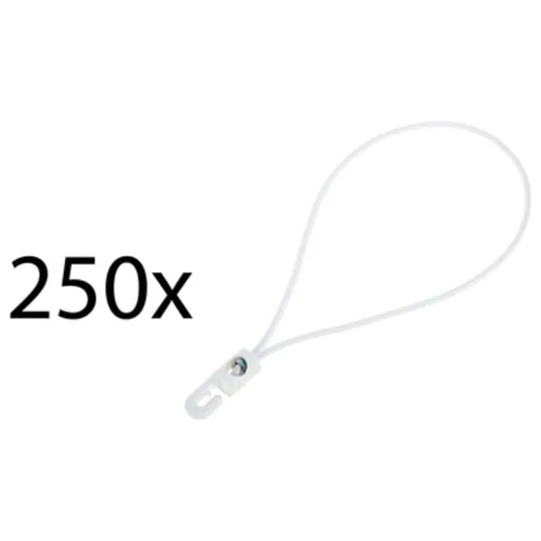 Spannfix Ø 4mm White 250 pcs.