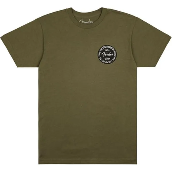 Strat Anniv Badge Tee Olive M