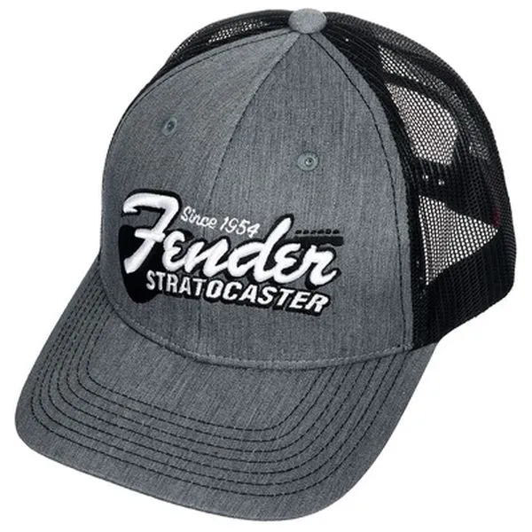 Strat Guitar Hat Heather Grey