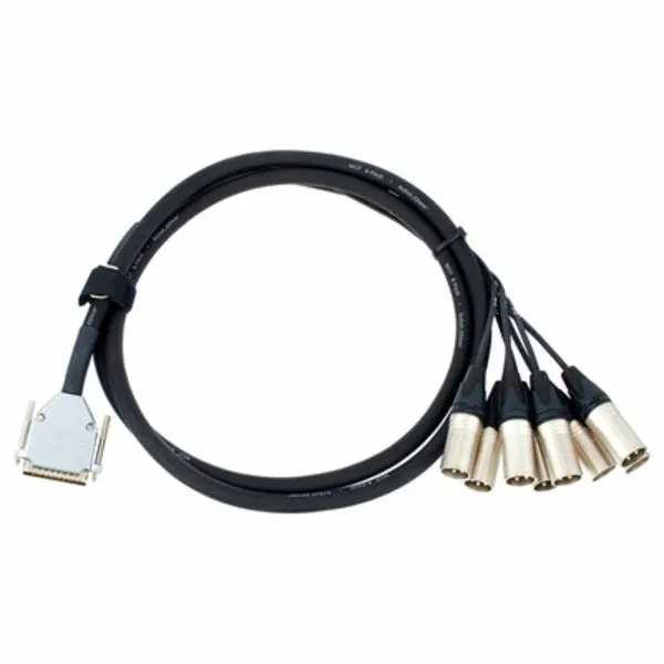 SUB-D 25pin-XLRM 2m