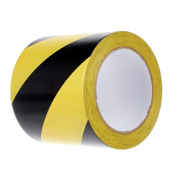 Warning Tape Black/Yellow 100