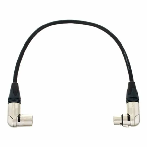 XLR Patch Angled/Angled 0.5m