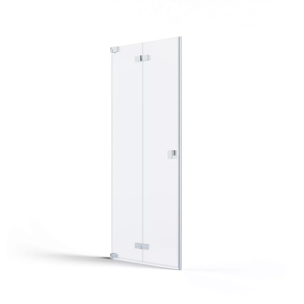 DUSCHTÜR Silberfarben 100/200 cm