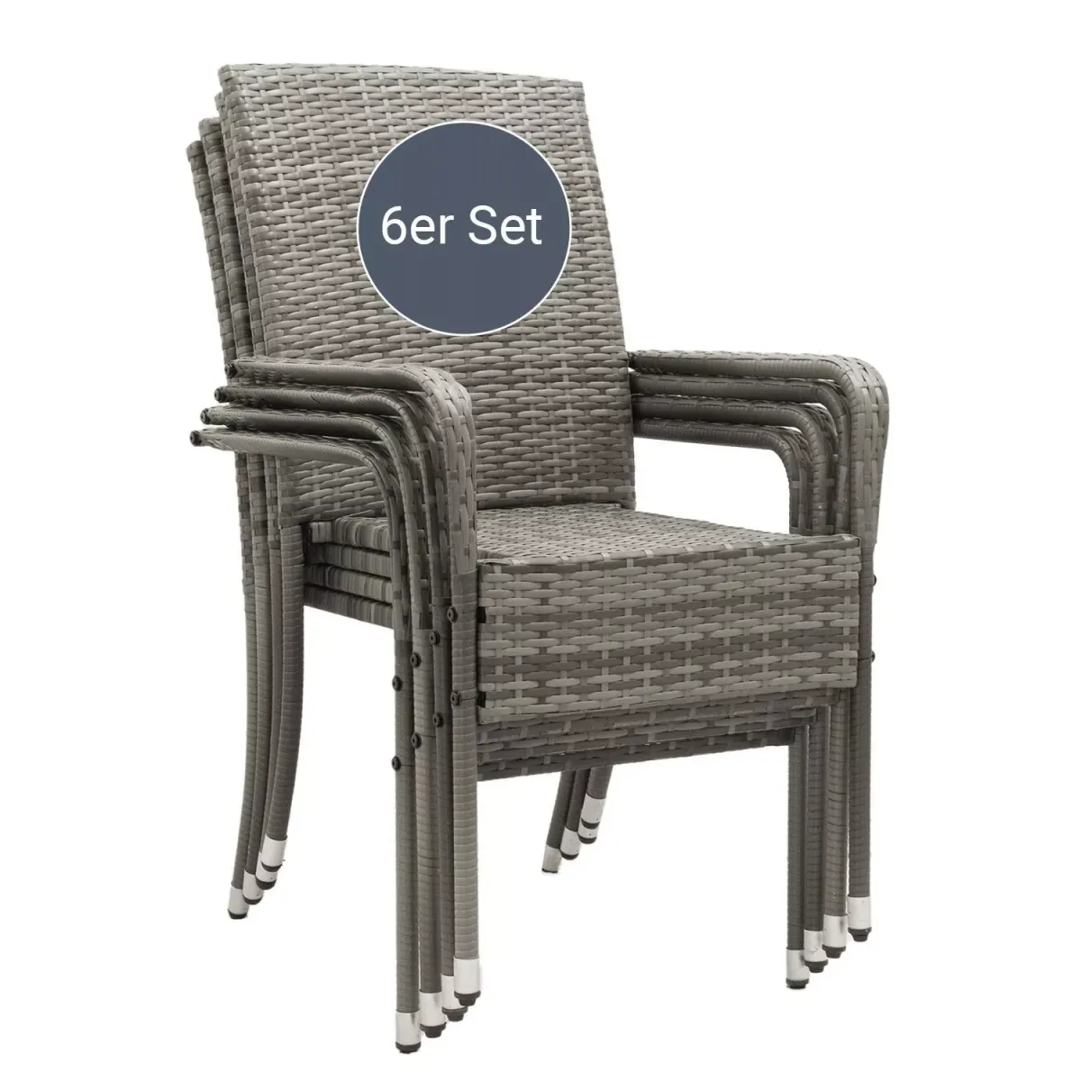 GARTENSTÜHLE Yoro 6er-Set