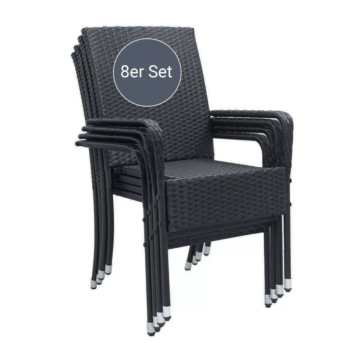 GARTENSTÜHLE Yoro 8er-Set