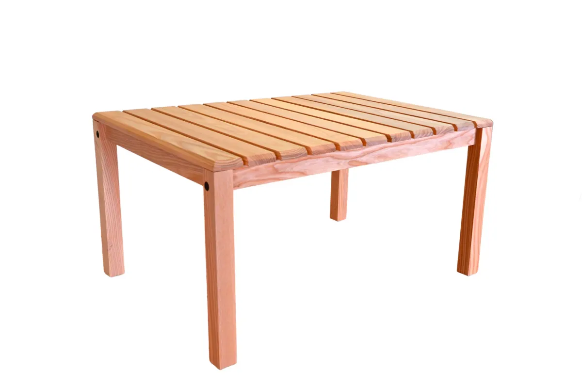 GARTENTISCH 69,5/50/36,5 cm Holz rechteckig